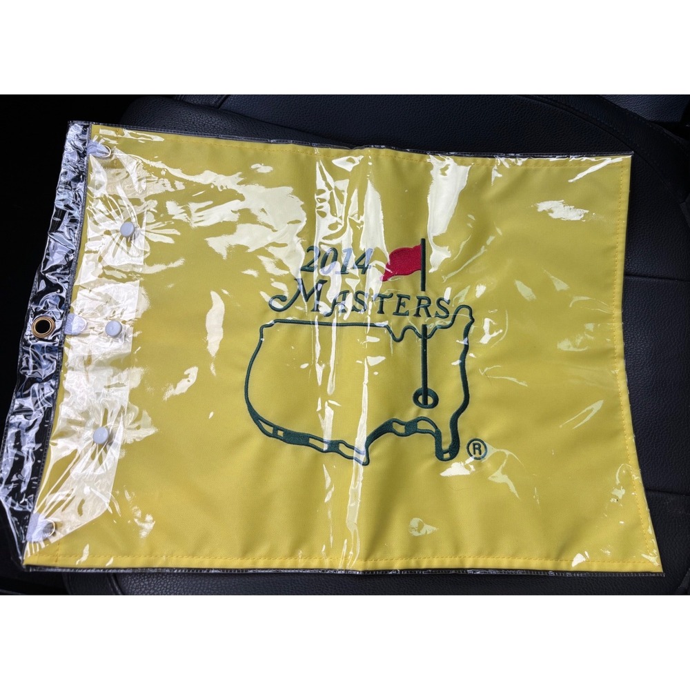 2014‎ MASTERS AUGUSTA
NATIONAL BUBBA WATSON
GOLF PIN FLAG NEW
PING FLAG
